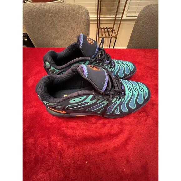 Men Nike Air Max Plus Drift Running Shoes Size 9 Navy Blue Orange FD4290 400 - Picture 5 of 16